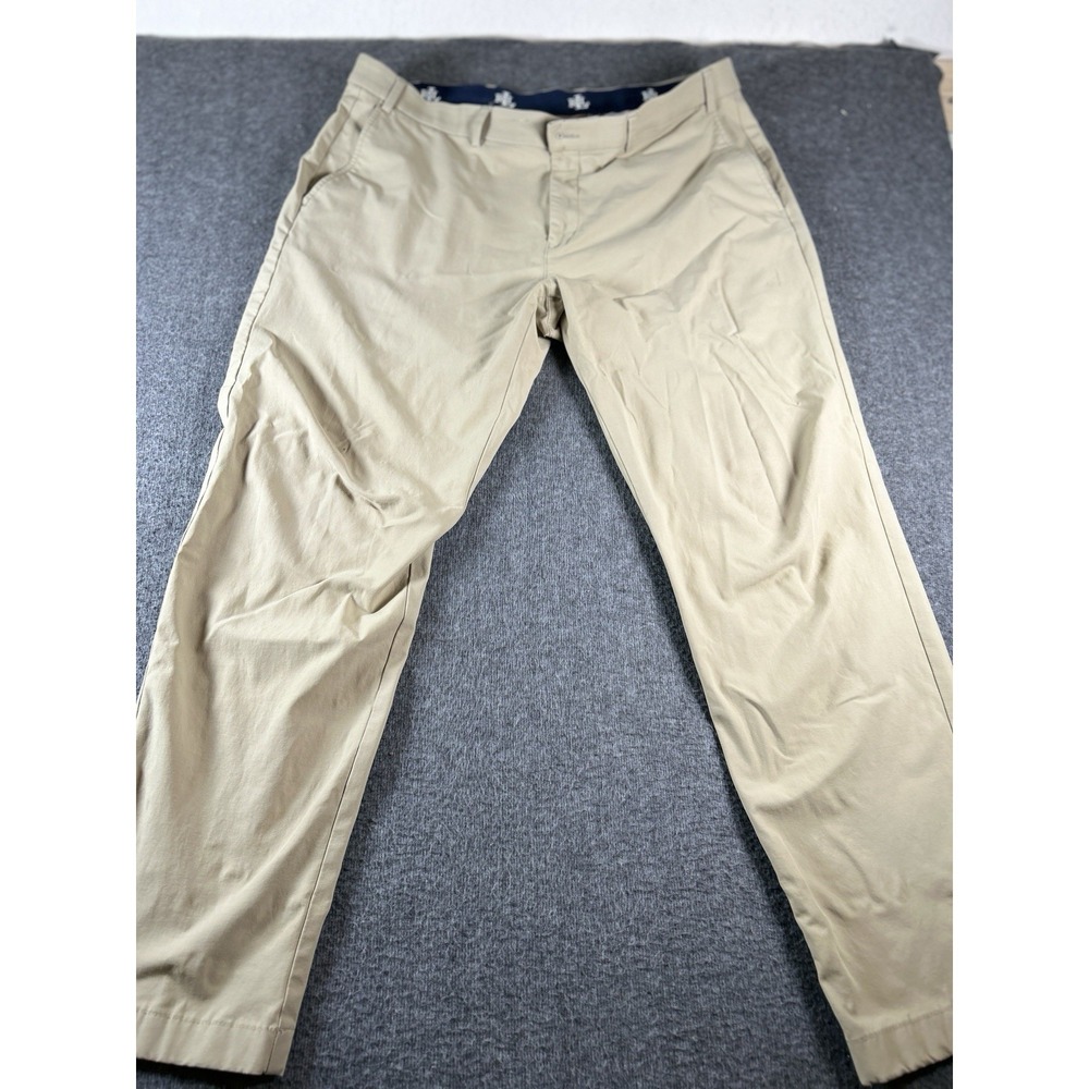 lauren ralph lauren khaki‎ pants 38x30 cotton nylon spandex mix black label